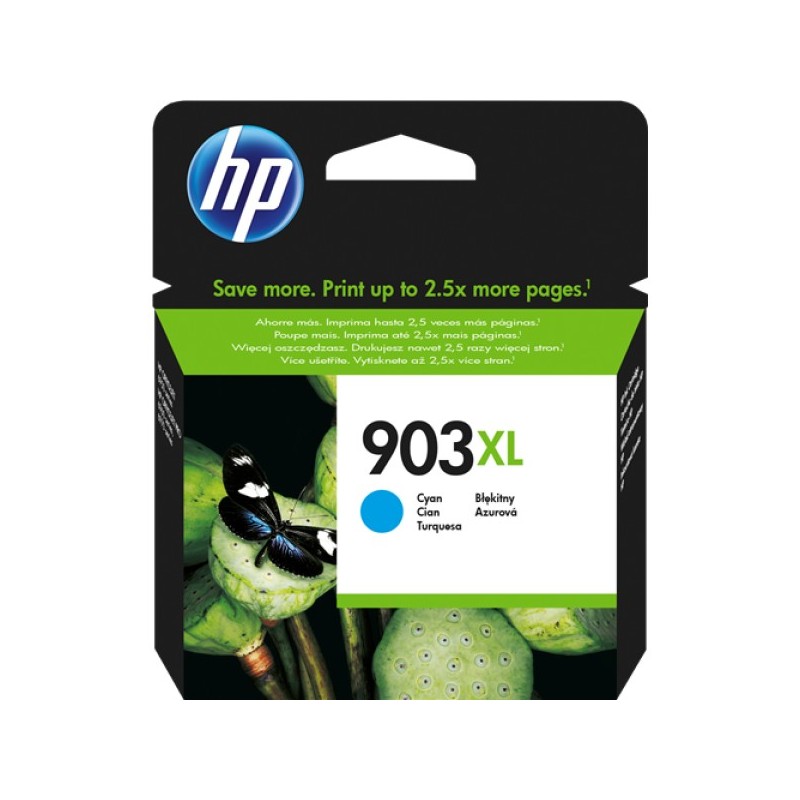 ORIGINAL HP Cartuccia d'inchiostro ciano T6M03AE 903 XL ~750 Seiten