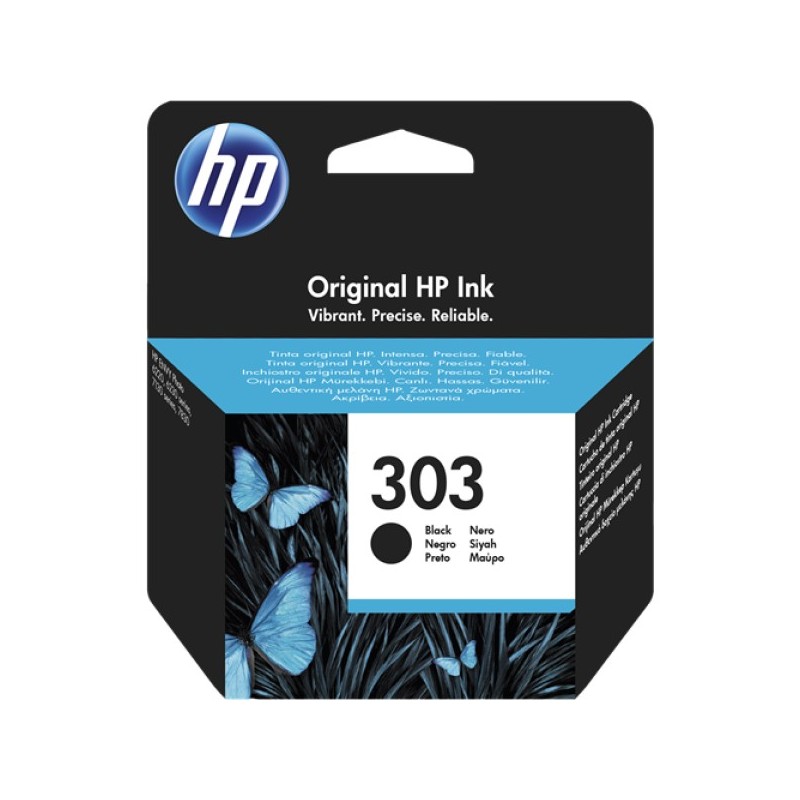 ORIGINAL HP Cartuccia d'inchiostro nero T6N02AE 303 ~200 Seiten