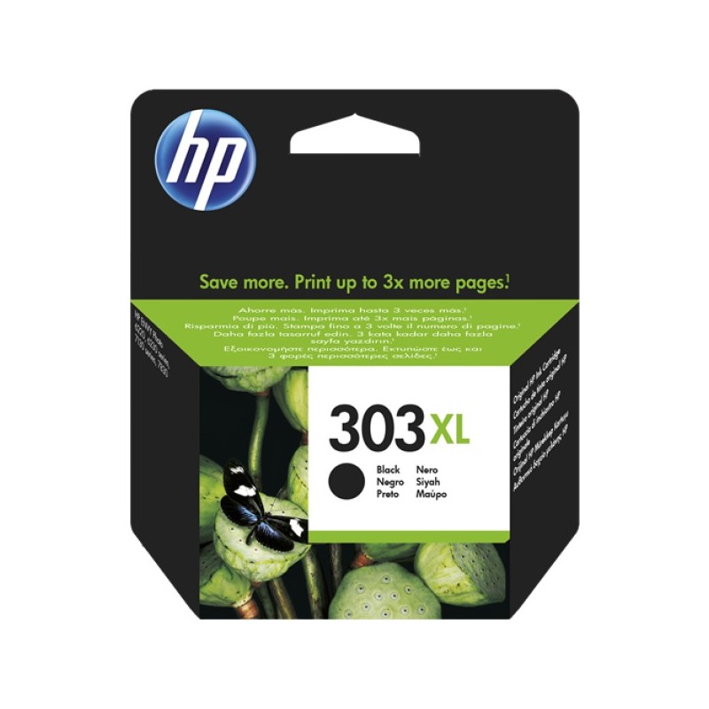 ORIGINAL HP Cartuccia d'inchiostro nero T6N04AE 303 XL ~600 Seiten