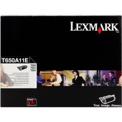 ORIGINAL Lexmark toner nero T650A11E T650 ~7000 Seiten unità di stampa, combinato tamburo/cartuccia, cassetta di ritorno