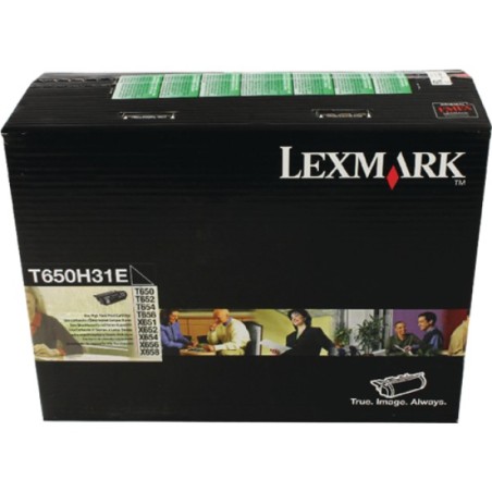 ORIGINAL Lexmark toner nero T650H31E T650/652/654/656 ~25000 Seiten