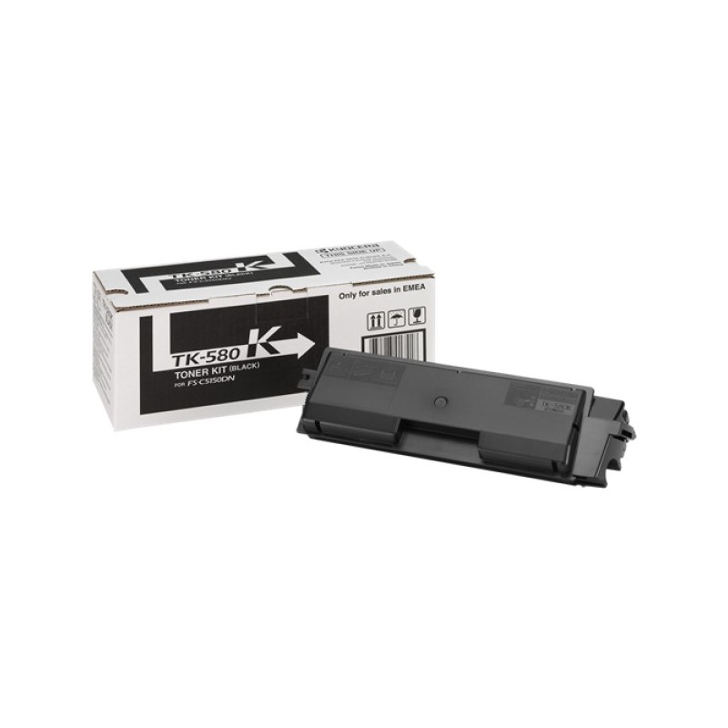 ORIGINAL Kyocera toner nero TK-580k 1T02KT0NL0 ~3500 Seiten