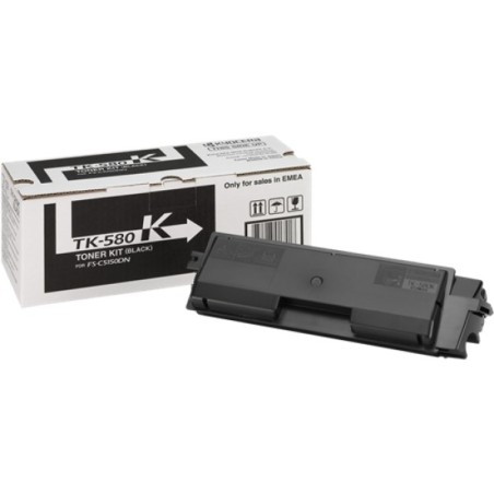ORIGINAL Kyocera toner nero TK-580k 1T02KT0NL0 ~3500 Seiten