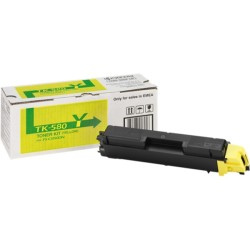 ORIGINAL Kyocera toner giallo TK-580y 1T02KTANL0 ~2800 Seiten