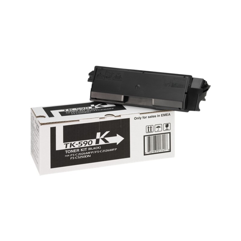 ORIGINAL Kyocera toner nero TK-590k 1T02KV0NL0 ~7000 Seiten