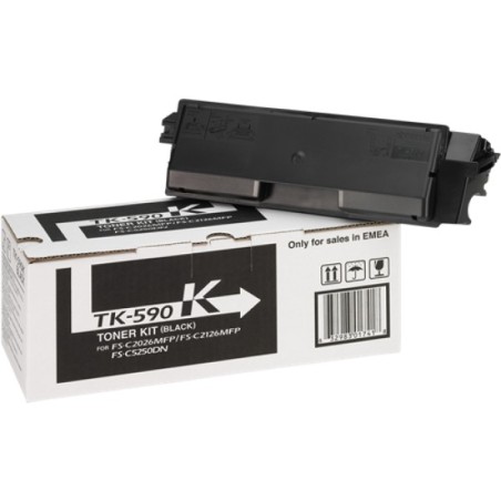 ORIGINAL Kyocera toner nero TK-590k 1T02KV0NL0 ~7000 Seiten