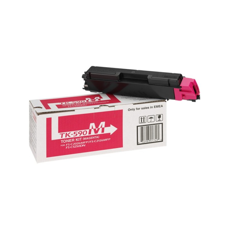 ORIGINAL Kyocera toner magenta TK-590m 1T02KVBNL0 ~5000 Seiten