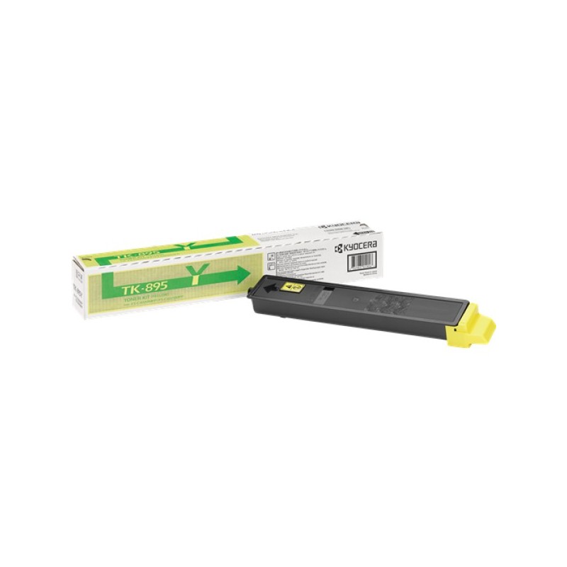 ORIGINAL Kyocera toner giallo TK-895y 1T02K0ANL0 ~6000 Seiten