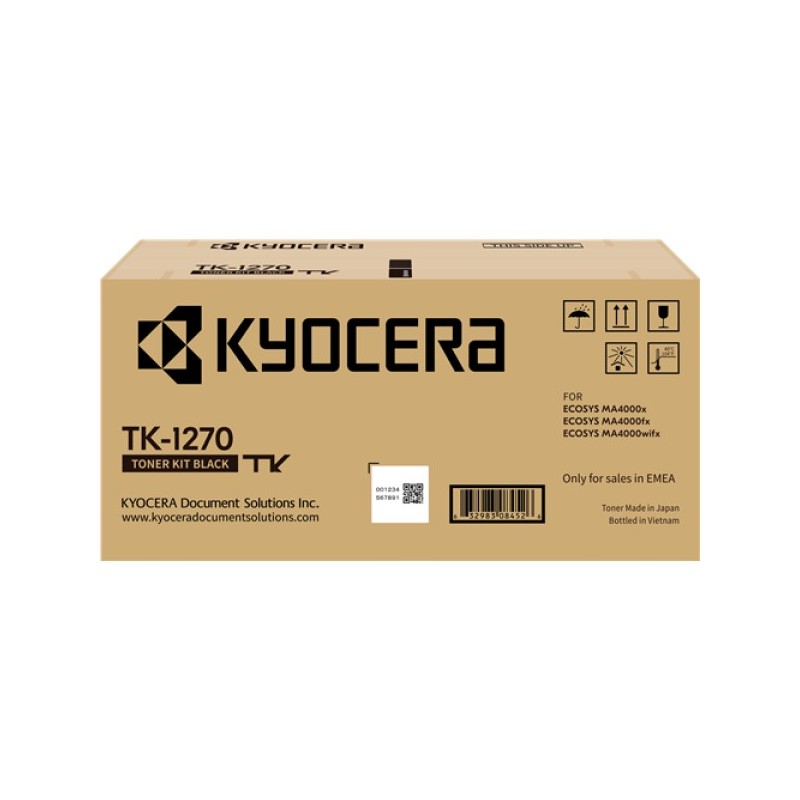 ORIGINAL Kyocera toner nero TK-1270 1T0C140NL0 ~10000 Seiten