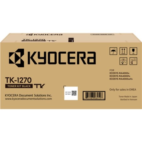 ORIGINAL Kyocera toner nero TK-1270 1T0C140NL0 ~10000 Seiten