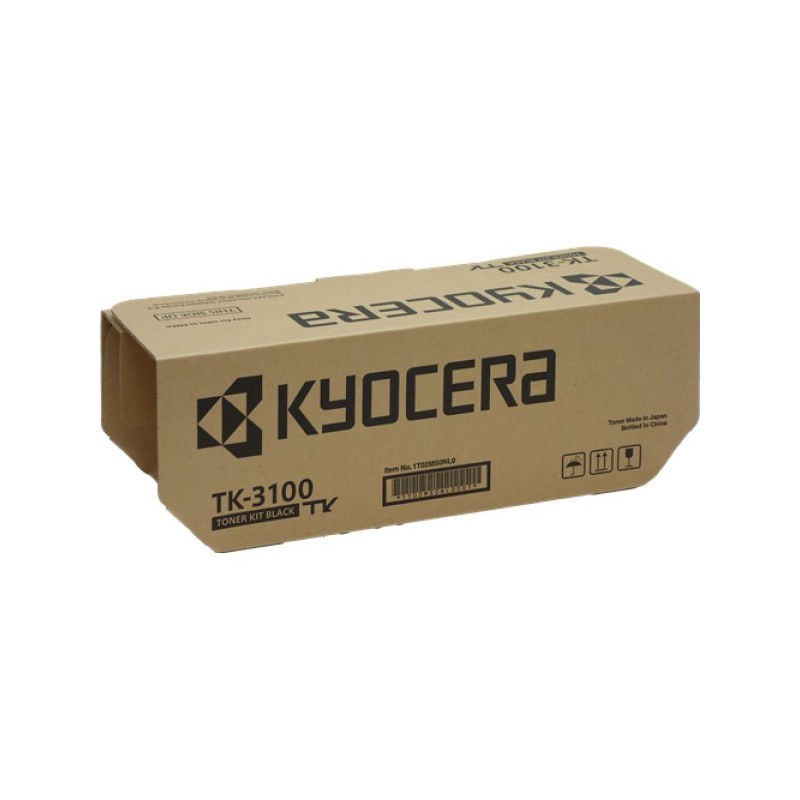 ORIGINAL Kyocera toner nero TK-3100 1T02MS0NL0 ~12500 Seiten incl. tonerbag