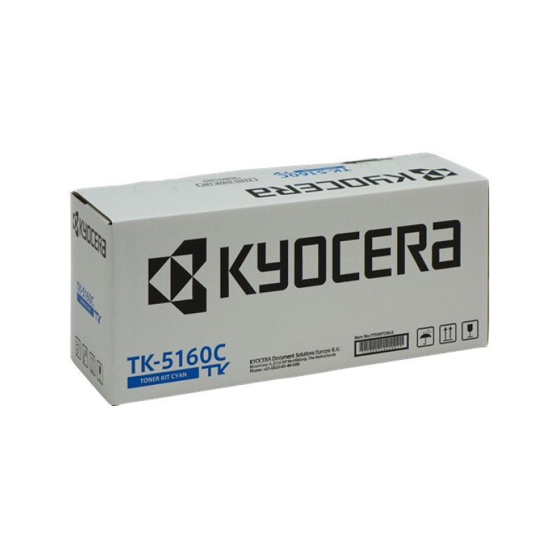 ORIGINAL Kyocera toner ciano TK-5160C 1T02NTCNL0 ~12000 Seiten