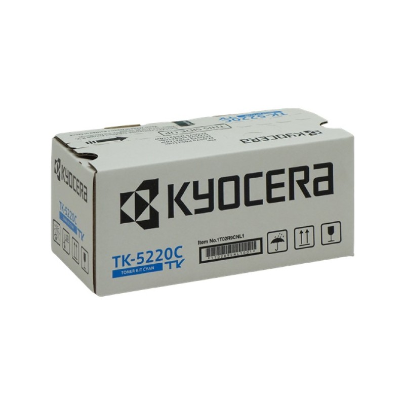 ORIGINAL Kyocera toner ciano TK-5220C 1T02R9CNL1 ~1200 Seiten