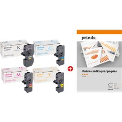 ORIGINAL Kyocera Value Pack nero / ciano / magenta / giallo TK-5240 MCVP 02 + Prindo Universal Papier 500 Blatt