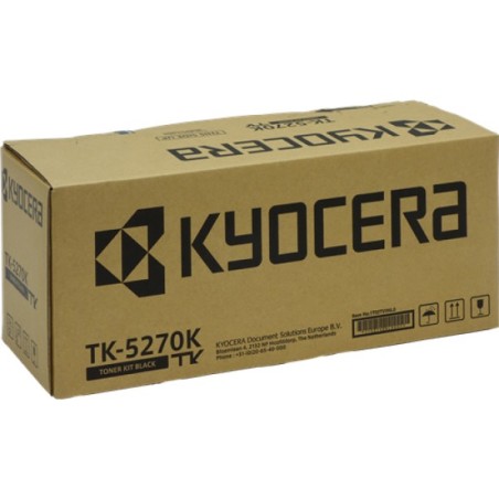 ORIGINAL Kyocera toner nero TK-5270K 1T02TV0NL0 ~8000 Seiten