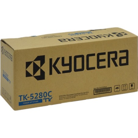 ORIGINAL Kyocera toner ciano TK-5280C 1T02TWCNL0 ~11000 Seiten