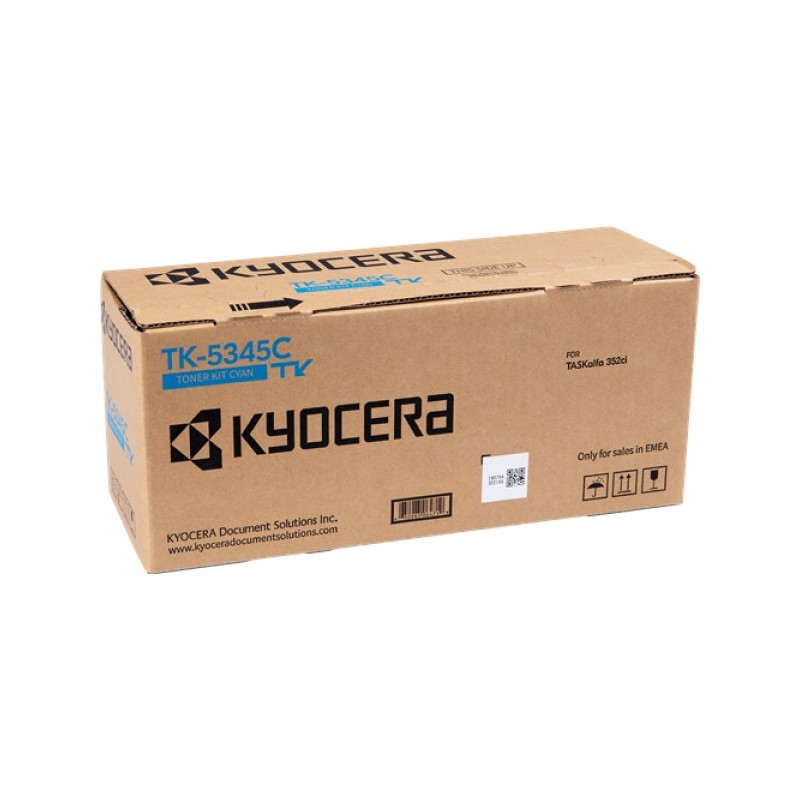 ORIGINAL Kyocera toner ciano TK-5345C 1T02ZLCNL0 ~9000 Seiten