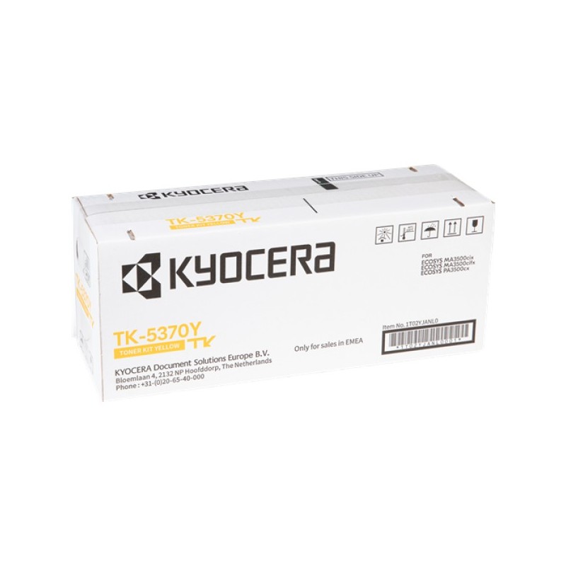 ORIGINAL Kyocera toner giallo TK-5370Y 1T02YJANL0 ~5000 Seiten