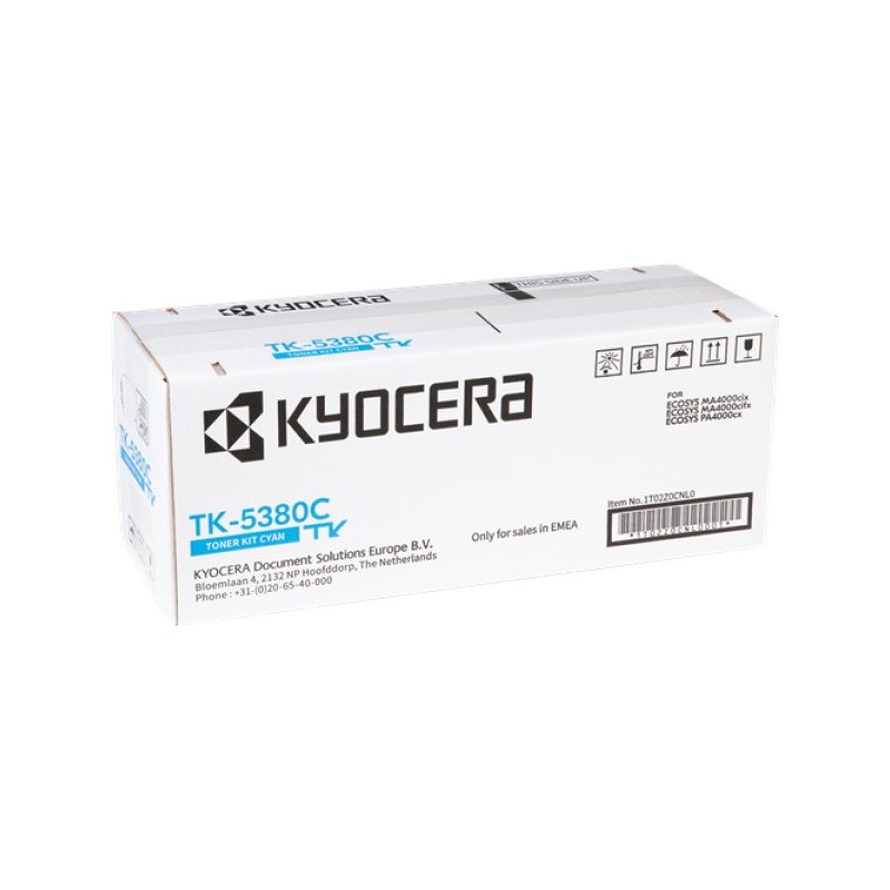 ORIGINAL Kyocera toner ciano TK-5380C 1T02Z0CNL0 ~10000 Seiten