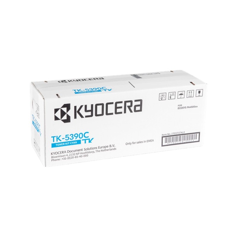 ORIGINAL Kyocera toner ciano TK-5390C 1T02Z1CNL0 ~13000 Seiten