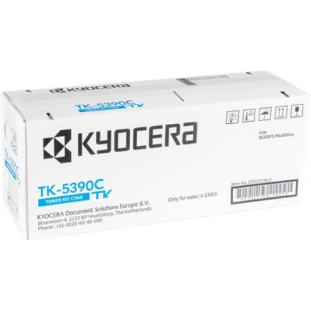 ORIGINAL Kyocera toner ciano TK-5390C 1T02Z1CNL0 ~13000 Seiten