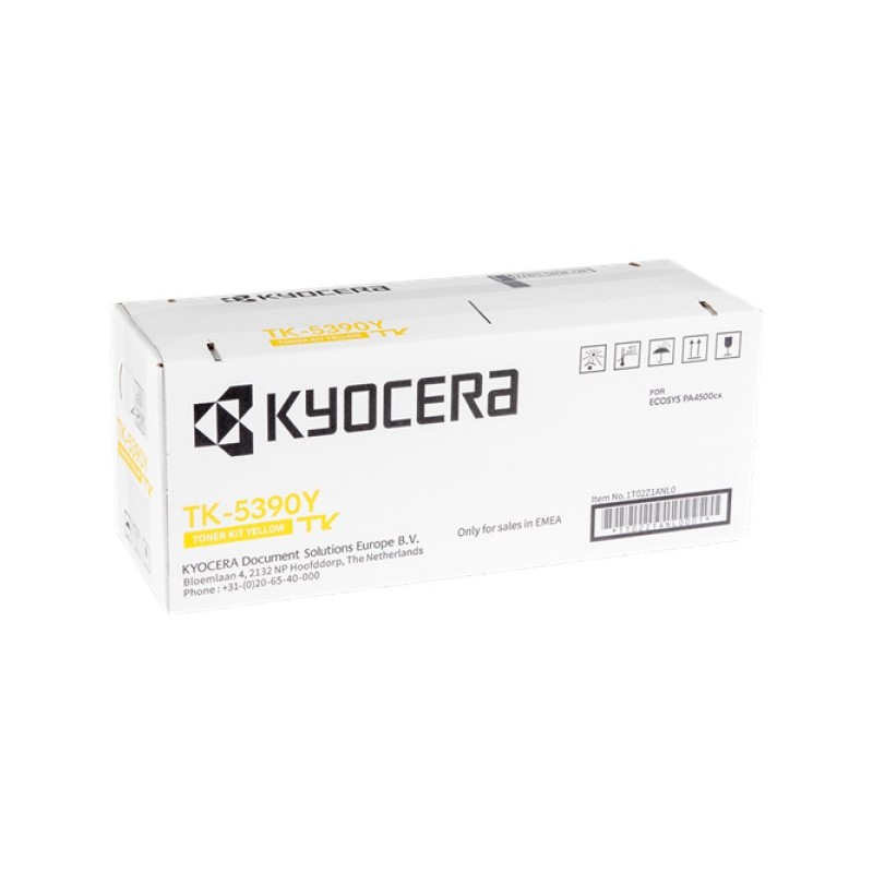 ORIGINAL Kyocera toner giallo TK-5390Y 1T02Z1ANL0 ~13000 Seiten
