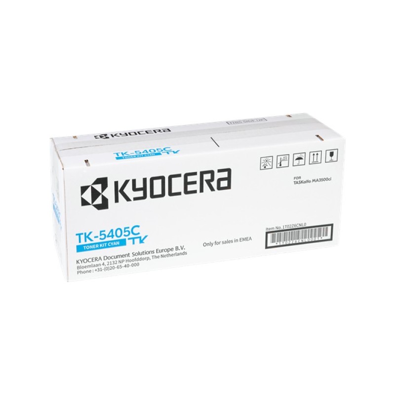 ORIGINAL Kyocera toner ciano TK-5405C 1T02Z6CNL0 ~10000 Seiten