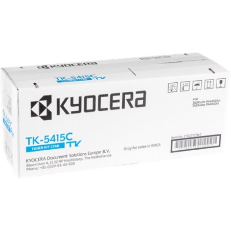ORIGINAL Kyocera toner ciano TK-5415C 1T02Z7CNL0 ~13000 Seiten