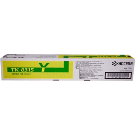 ORIGINAL Kyocera toner giallo TK-8315y 1T02MVANL0 ~6000 Seiten