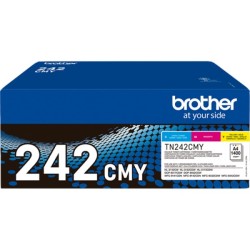 ORIGINAL Brother Multipack ciano / magenta / giallo TN-242CMY ~4200 Seiten