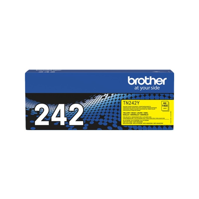 ORIGINAL Brother toner giallo TN-242Y 242 ~1400 Seiten