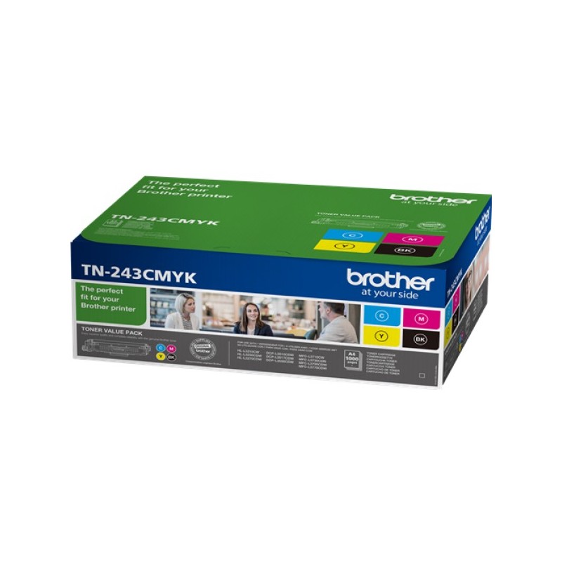 ORIGINAL Brother Multipack nero / ciano / magenta / giallo TN-243CMYK