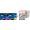 ORIGINAL Brother Value Pack nero / ciano / magenta / giallo TN-247 MCVP 01 + Prindo Universal Papier 2500 Blatt ~9900 Seiten