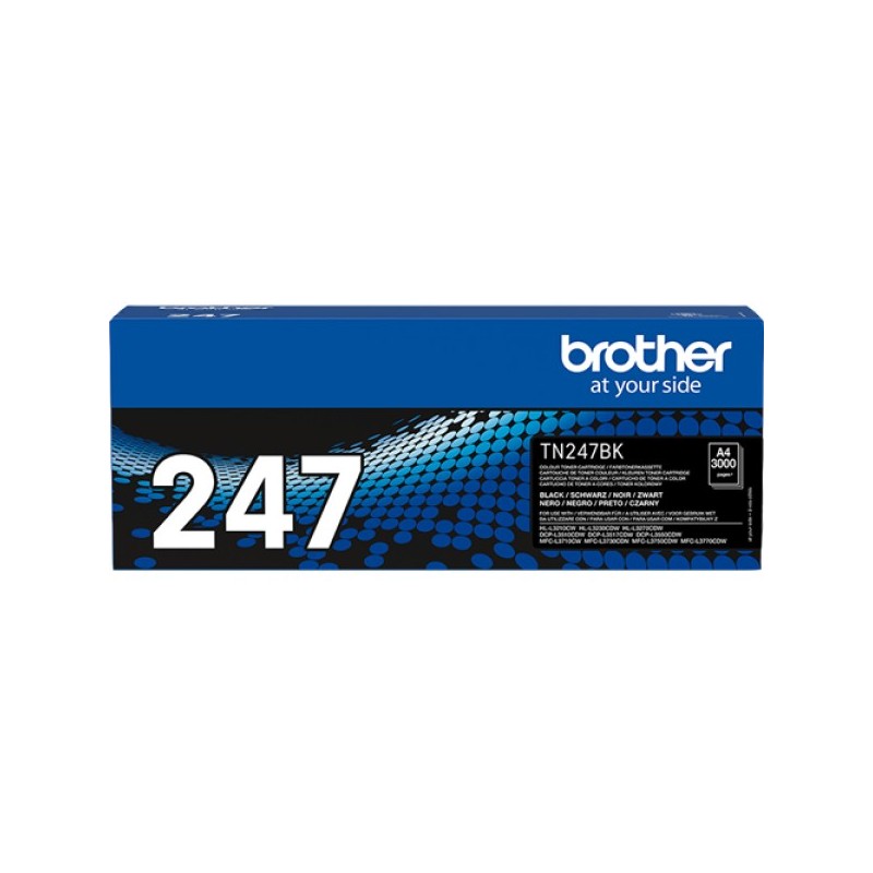 ORIGINAL Brother toner nero TN-247BK 247 ~3000 Seiten