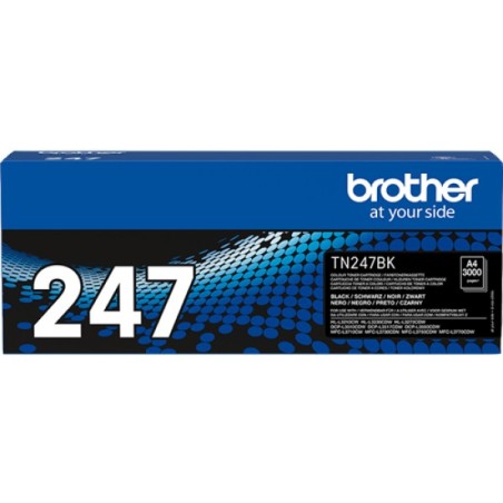 ORIGINAL Brother toner nero TN-247BK 247 ~3000 Seiten
