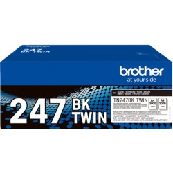 ORIGINAL Brother Multipack nero TN-247BK TWIN ~3000 Seiten