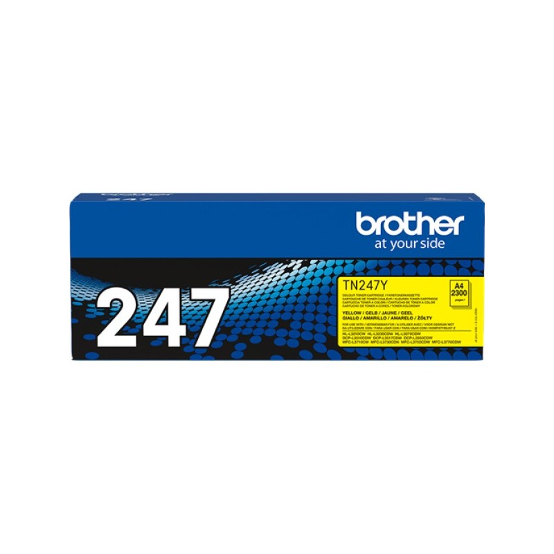 ORIGINAL Brother toner giallo TN-247Y 247 ~2300 Seiten