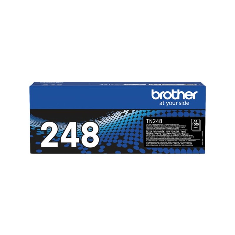 ORIGINAL Brother toner nero TN-248BK 248 ~1000 Seiten