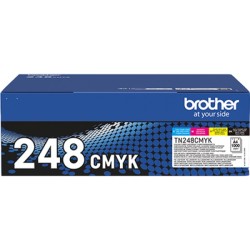ORIGINAL Brother Multipack nero / ciano / magenta / giallo TN-248CMYK ~4000 Seiten