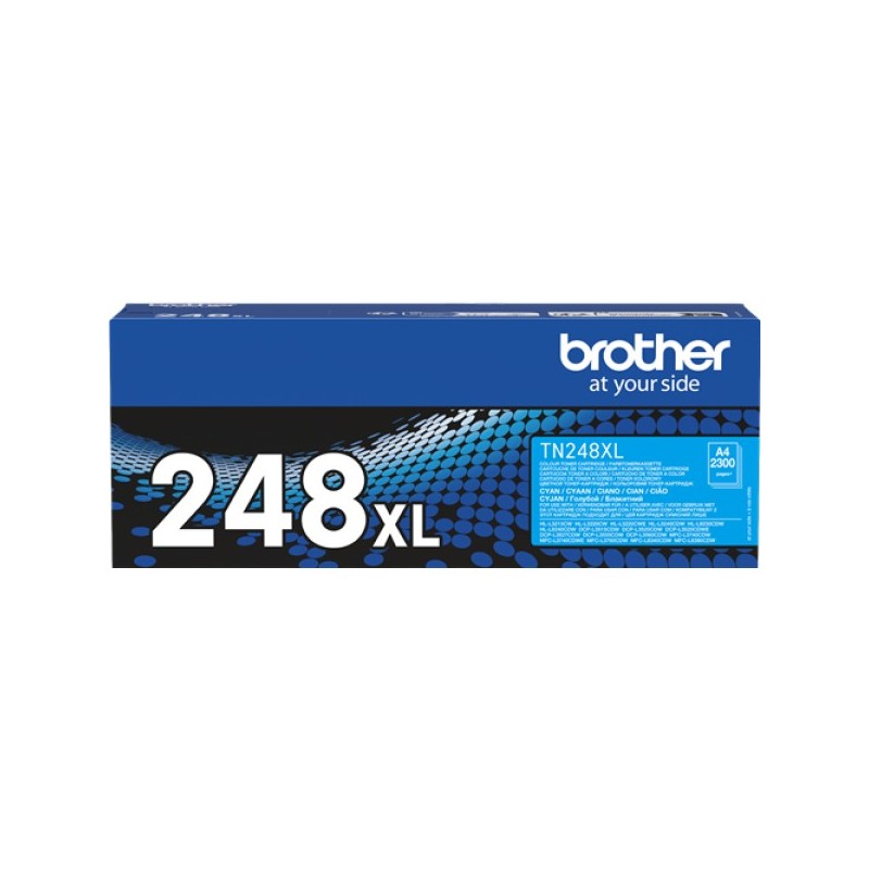 ORIGINAL Brother toner ciano TN-248XLC 248XL ~2300 Seiten