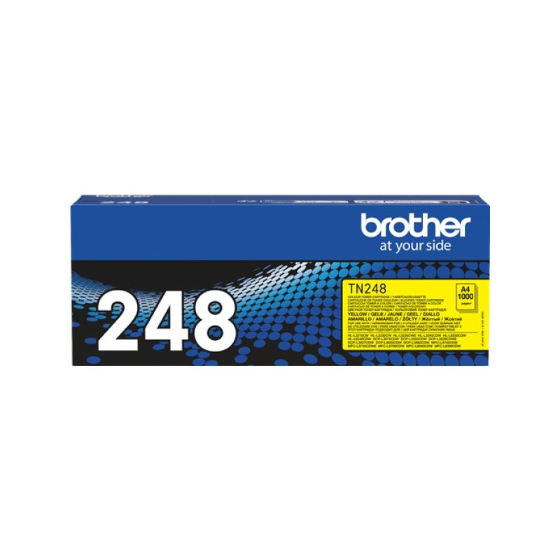 ORIGINAL Brother toner giallo TN-248Y 248 ~1000 Seiten