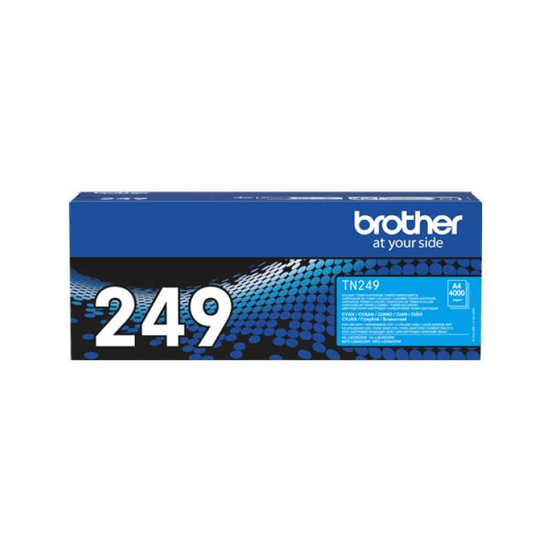 ORIGINAL Brother toner ciano TN-249C 249 ~4000 Seiten