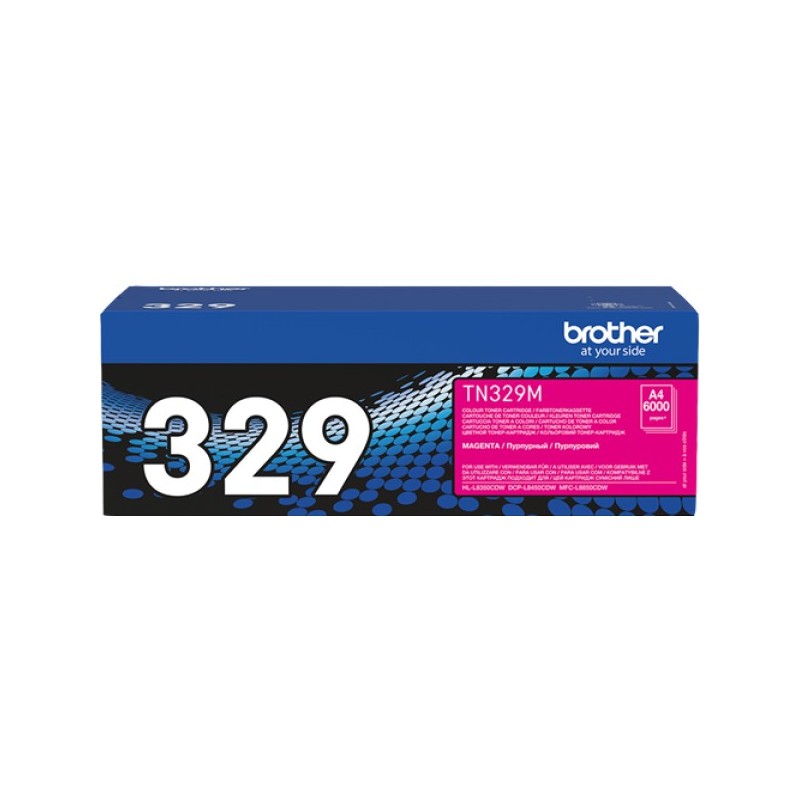 ORIGINAL Brother toner magenta TN-329M 329 ~6000 Seiten