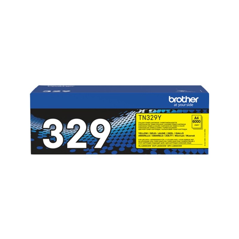 ORIGINAL Brother toner giallo TN-329Y 329 ~6000 Seiten