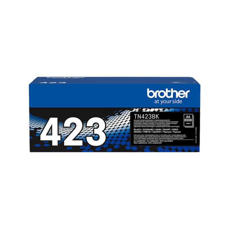 ORIGINAL Brother toner nero TN-423BK 423 ~6500 Seiten