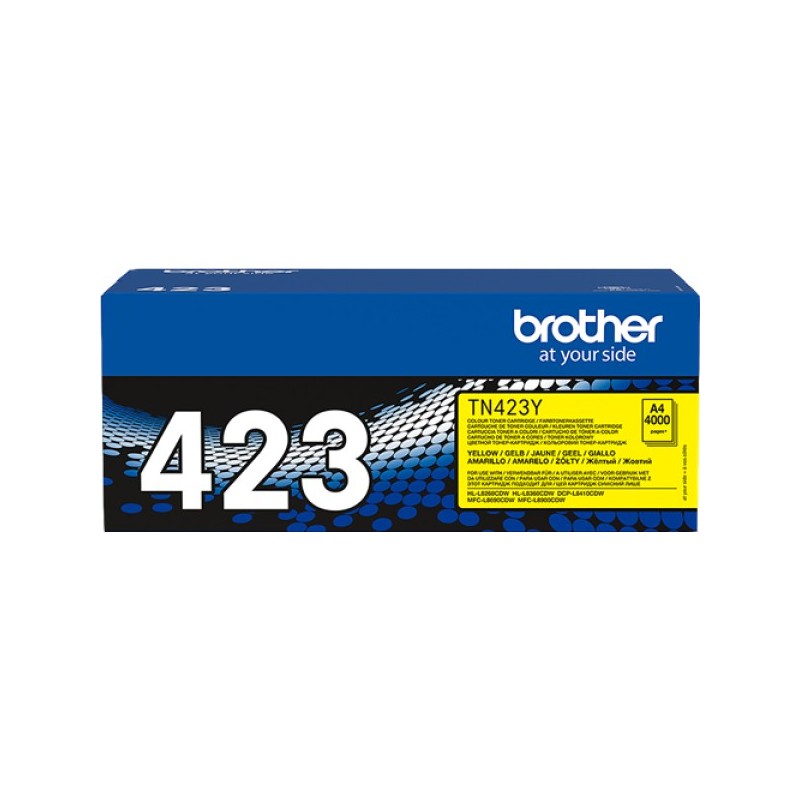 ORIGINAL Brother toner giallo TN-423Y 423 ~4000 Seiten