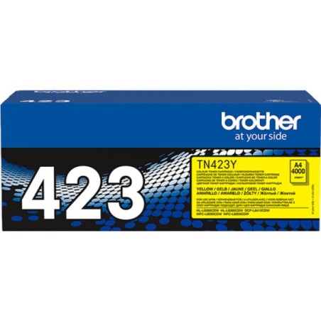 ORIGINAL Brother toner giallo TN-423Y 423 ~4000 Seiten