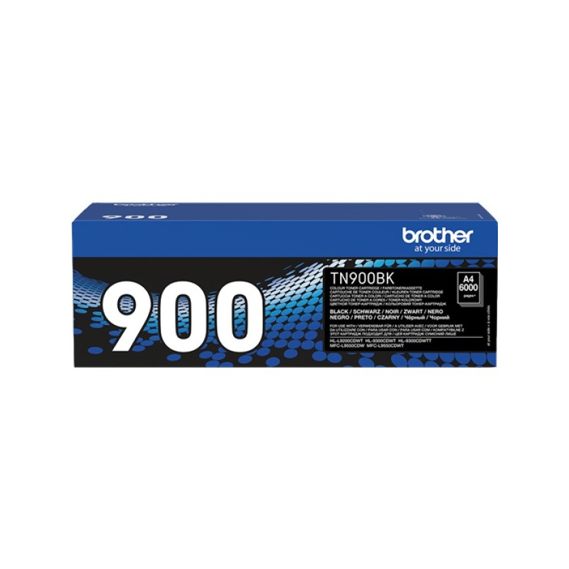 ORIGINAL Brother toner nero TN-900BK 900 ~6000 Seiten