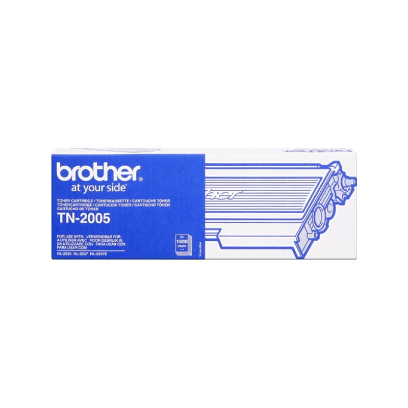 ORIGINAL Brother toner nero TN-2005 TN2005 ~1500 Seiten