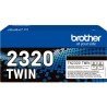 ORIGINAL Brother Multipack nero TN-2320 TWIN ~2600 Seiten 2600 pagine